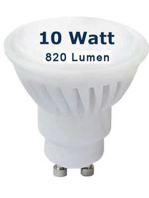 LED-GU10, 230V, 10.0Watt, 820Lumen=75Watt, kaltweiss, sehr hell