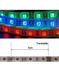 LED-Streifen RGB, 500cm, 12VDC, 72 Watt, 2600Lumen, IP65 Aussenbereich, dimmbar